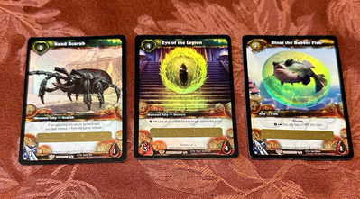 World Of Warcraft 3 Card Set Bloat Fish Legion Scarab