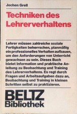 Techniken des Lehrerverhaltens. Beltz-Bibliot...