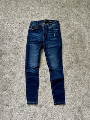 Kendall+Kylie Women's Ultra Babe Skinny Jeans Blue Denim-Size 0