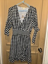 michael kors black and white dress