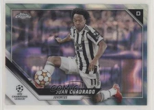 2021-22 Topps Chrome UCL Aqua Lava Refractor Juan Cuadrado #142