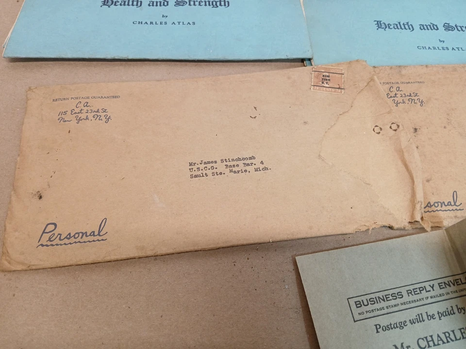 Lot (7) CHARLES ATLAS Bodybuilding muscle exercise system booklets courses - Image 3 of 4