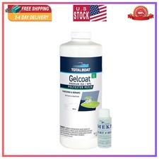 TotalBoat Marine Gelcoat for Fiberglass Repairs - White Quart, Wax