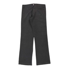 Rifle Trousers - 32W UK 10 Grey Cotton