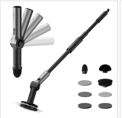 HOTO Flexi  Cordless Electric Spin Scrubber, Waterproof Unit with Smart Display