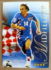 2010 Futera World Football Luka Modric Croatia Rookie Real Madrid