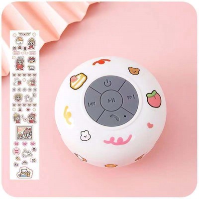BT Shower Speaker Waterproof Drop Resistant Portable Mini Wireless Speaker Wi CB