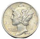 1929-D Mercury Silver Dime Better Date 90% Silver Early U.S. Coin