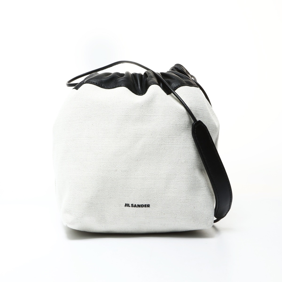 Authentic  JIL SANDER Drawstring Canvas Shoulder … - image 1