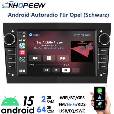 64GB Für Opel Corsa D 2006 2014 Astra H Android 15 Carplay Autoradio GPS Navi FM
