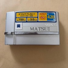 Sony Cyber-shot DSC-T30 Black Digital Camera Tested Flash Zoom Battery