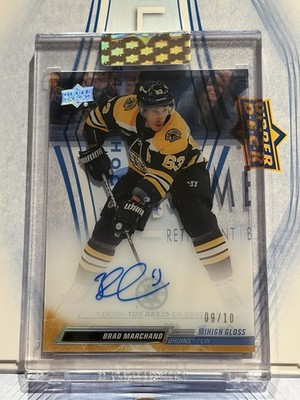 2024-25 Upper Deck Clear Cut Brad Marchand HIGH GLOSS /10 2022-23 Update 