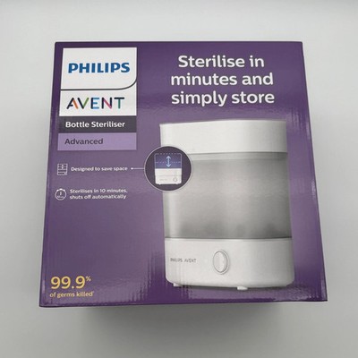 Philips AVENT Sterilisator  weiß Trockner Dampf bis zu 6 Flaschen