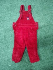Vintage Red Carter's Kids Overalls