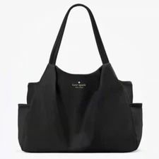 Kate Spade Chelsea Large Baby Diaper Bag  Carter tote Black with Changing Pad.