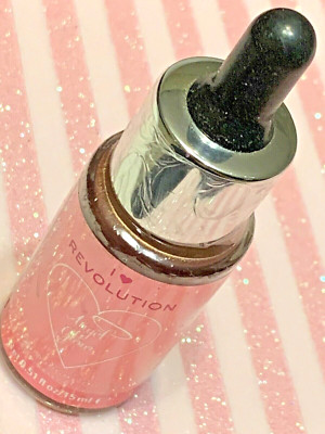 I Heart   Revolution ANGEL S GLOW Liquid Highlighter *20 YEARS PERFECT FEEDBACK