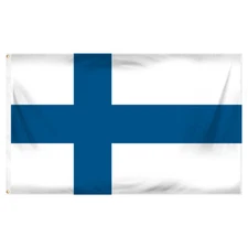 3x5 Finland Flag Finnish Banner Pennant New Indoor Outdoor 3 by 5 Foot