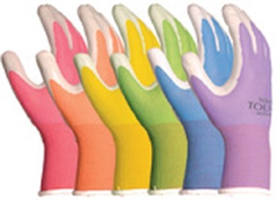 Bellingham Women's Palm-dipped Gardening Gloves Assorted S 1 pk