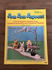 Vintage Pom Pom Pageant Booklet 1978 Bazaar Ornaments Magnets MCM Arts  Crafts