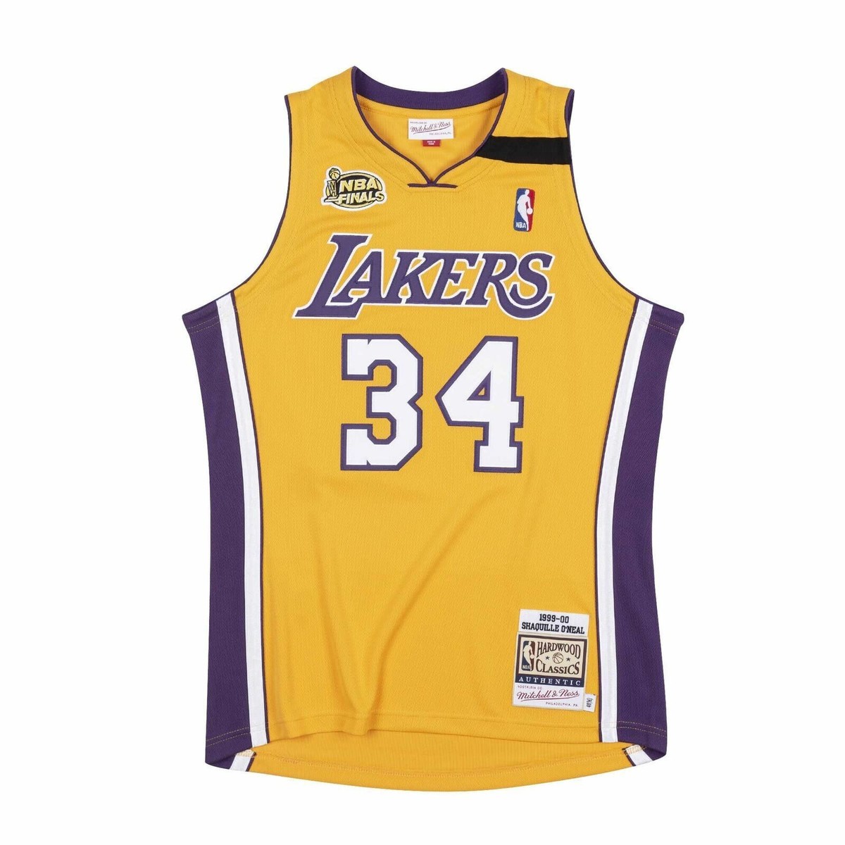 Mens Mitchell & Ness NBA Authentic Jersey 99 Los Angeles Lakers