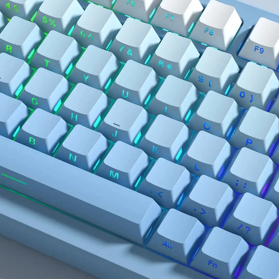 Side Printed Keycaps Double Shot PBT Keycaps For Cherry Gateron MX Switches New - Image 2 of 4