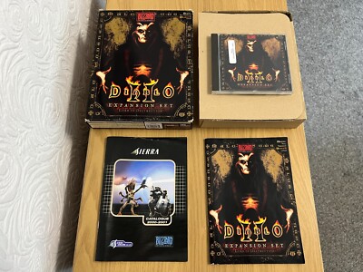 Boxed Blizzard Diablo II Lord of Destruction PC CD-ROM - ️Retro Geschenkidee ️