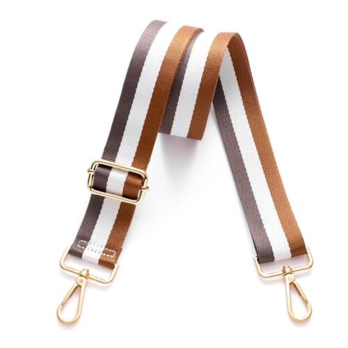 Purse Strap Replacement Crossbody Wide Shoulder Strap GOLD BUCKEL-141 - Picture 1 of 5