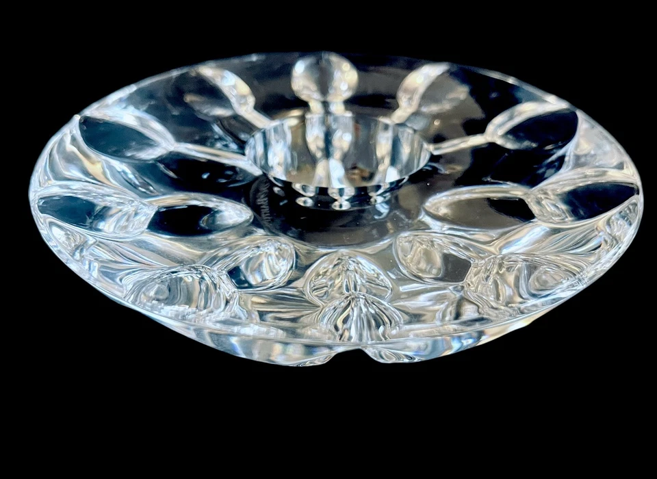 Candelabro redondo Tealight REED & BARTON Crystal Equinoccio 6" Miller Rogaska Foto 4 de 4