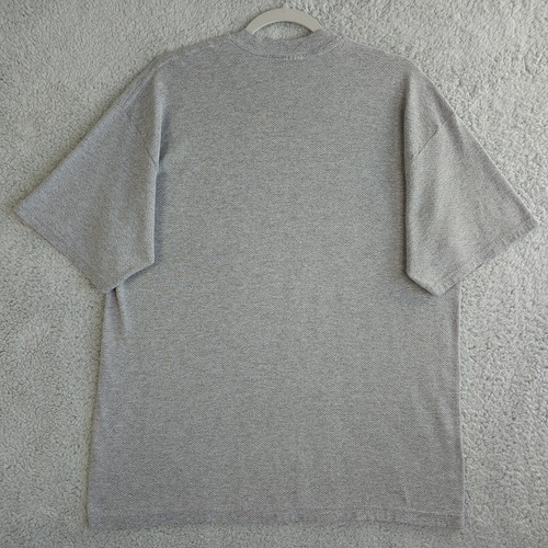 Vintage Tampa Bay Devil Rays Shirt Men L Gray Waffle Hank Aaron Original MLB '99 - Picture 2 of 8