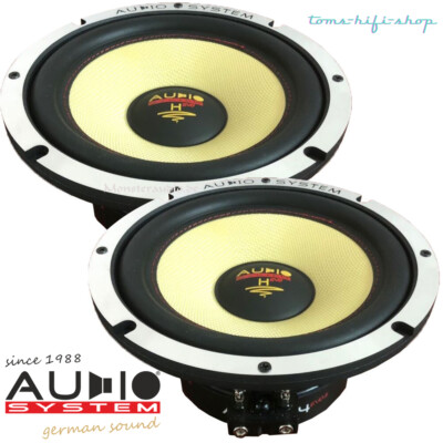Audio System Helon AX165-2 EVO2 440Watt 2Ohm Kickbass 16,5cm Lautsprecher Kicker