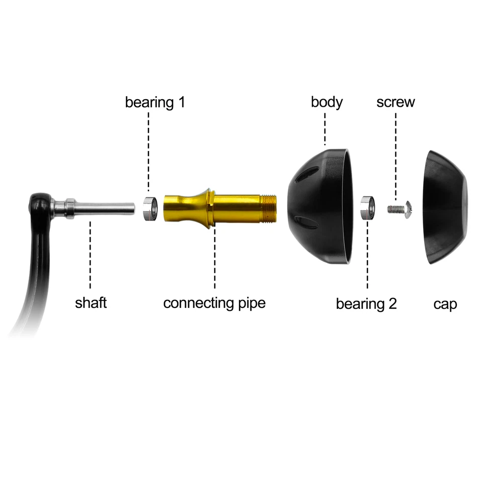 Manopola di Alimentazione per Mulinello Shimano Sahara FI Twin Power Daiwa 38mm - Immagine 2 di 4