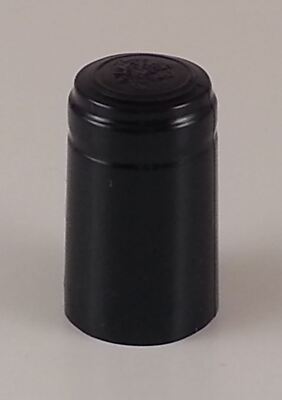 Weinflasche Schrumpfkapseln Folien glänzend schwarz 30er Pack Homebrew Tops Caps