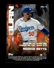 2020 Stadium Club Bash and Burn #BAB15 Mookie Betts (ref 111921)