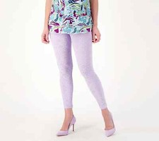 893 LOGO Layers by Lori Goldstein Regular Stretch Eyelet Leggings Size XXS