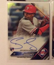 2016 Darnell Sweeney Topps Chrome Autograph Rookie Card RA-DS   AU RC Signed