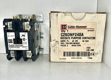 C25DNF240A Cutler-Hammer Contactor - 40 Amp • 2 Pole • 104/120V (A8C)