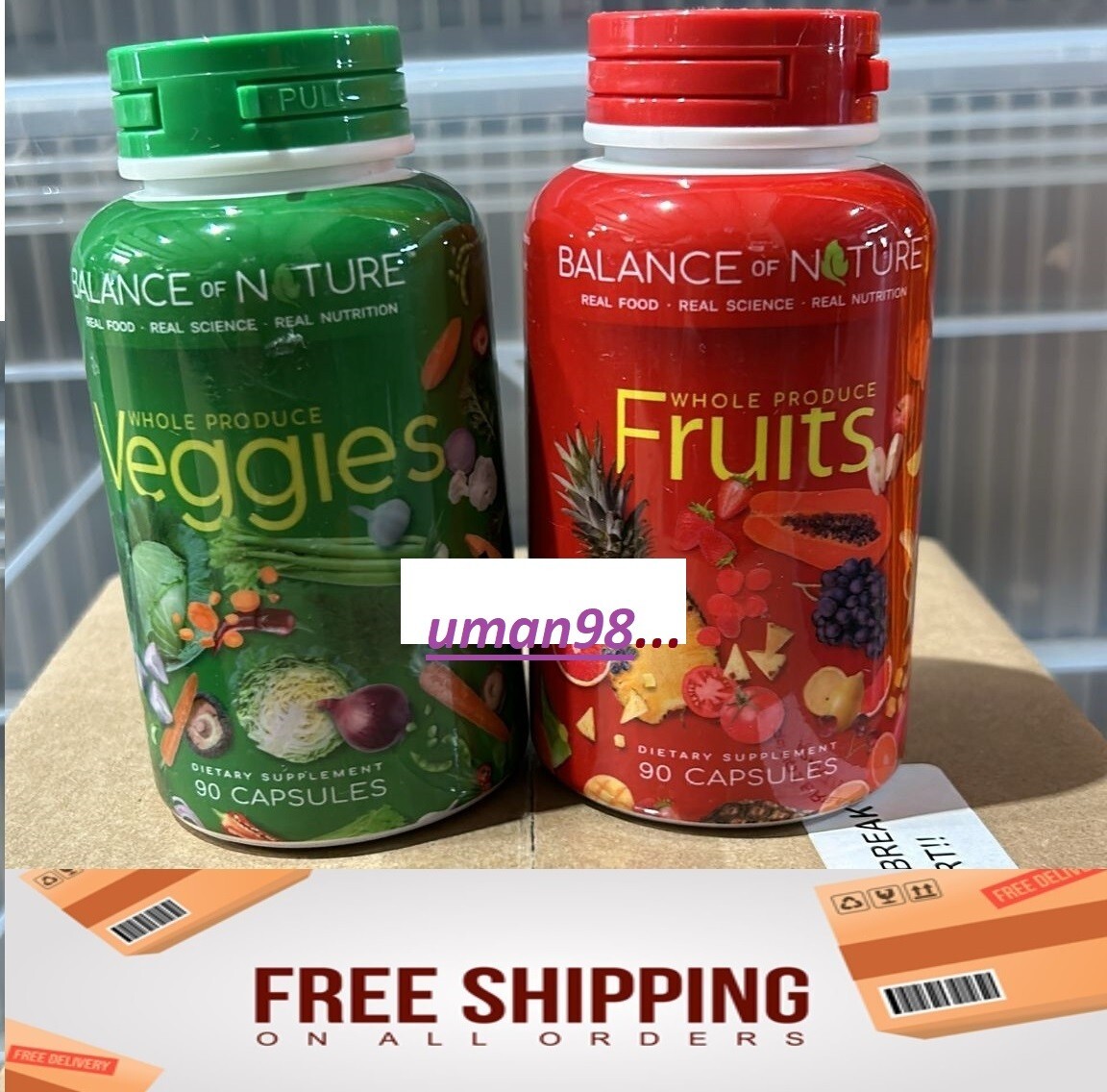 Balance Of Nature Fruit and Vegetable Supplements Capsule 180 Capsule eBay