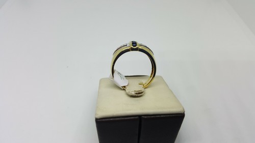 Anillo Mujer Vintage Oro 18KT Con Zafiro Y Diamantes (3058) Fondo De Almacén - Imagen 4 de 13