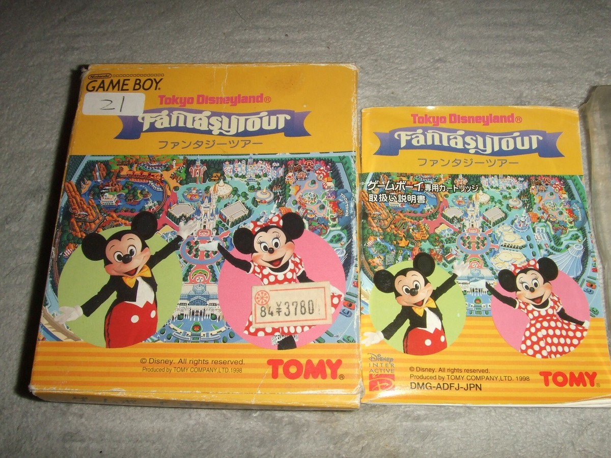 TOKYO DISNEYLAND FANTASY TOUR Mickey With Box Nintendo Game