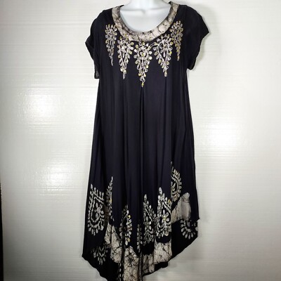 Ace Fashion Womens Size Free Size Bohemian Spider Web Sequins Dress Gothic  Rayon | eBay