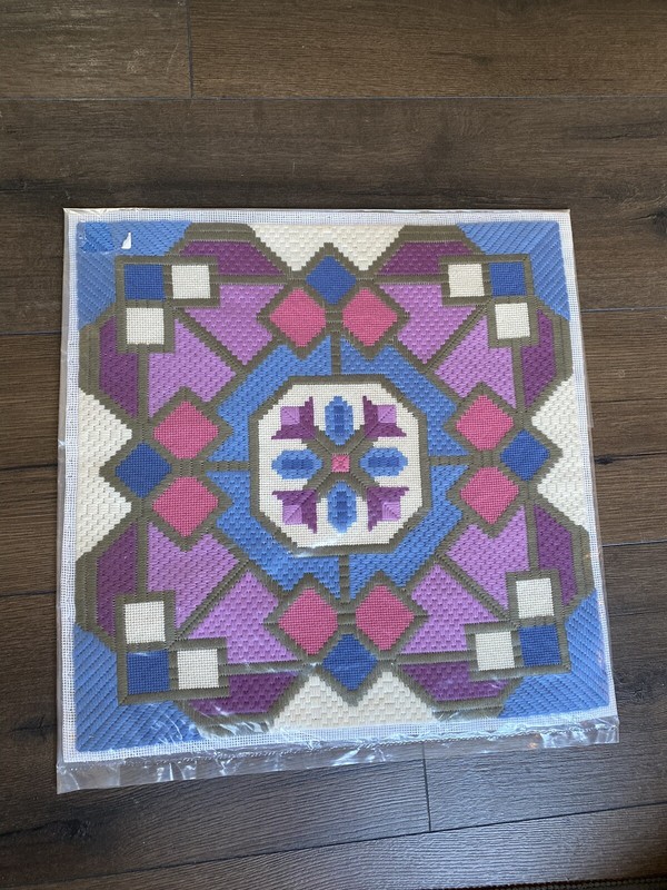 Finished Bargello Needlepoint