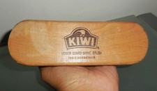VINTAGE KIWI SHOE BRUSH 100 HORSE HAIR DESIGN