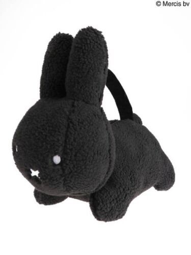 Miffy Bruna Merry Jenny Usagi Bag Plush Rabbit Black Pouch New 