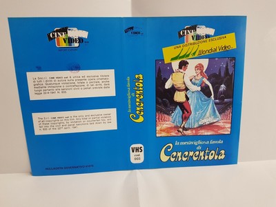 La Meravigliosa Favola Di Cenerentola 1971 Vhs Mondial Video Ebay
