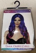 Mermaid Dark Ombre Curl Wig Purple And Pink Worn Once