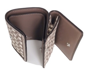 monogram wallet womens