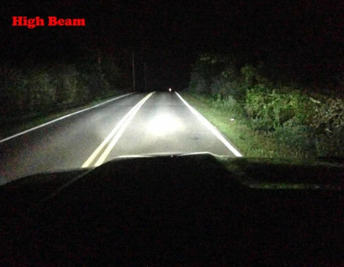 PARA 07-18 YAMAHA GRIZZLY 300 550 700 ALTA POTENCIA 100W FARO BOMBILLAS LED Foto 4 de 4