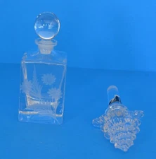 Crystal-Mikasa Crystal Christmas Tree Wine Stopper & Lead Decanter