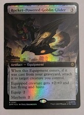 Rocket-Powered Goblin Glider (Extended Art) Marvel's Spider-Man Foil - MTG RARE