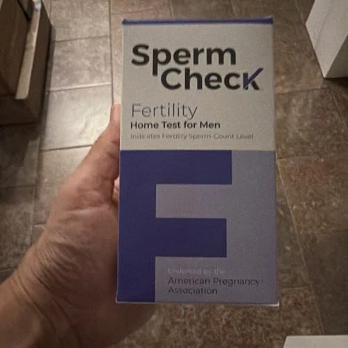 Spermcheck Fertility Home Test kit for Men. 01/31/27